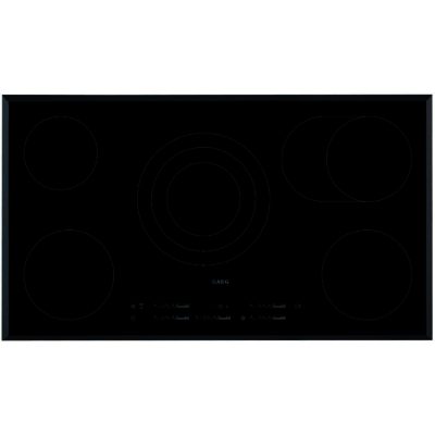 AEG HK955070FB 90cm Ceramic Hob with Direk Touch Controls in Black Glass